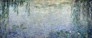 Waterlelies: Ochtend met treurwilgen (detail)